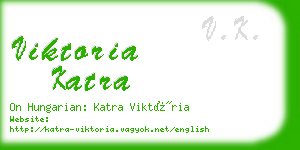 viktoria katra business card